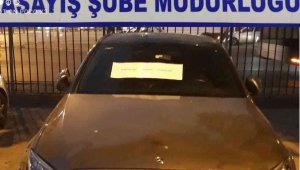 Nevşehir'de çalınan milyonluk otomobil Kayseri'de bulundu