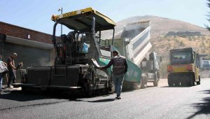 Talas'ta asfalt çalışmaları hız kesmiyor