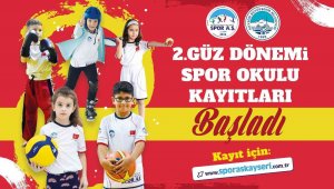 Büyükşehir Spor A.Ş. 2'inci Güz Dönemi Spor Okulu kayıtları başladı