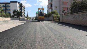 Talas'ta sonbahar asfaltı