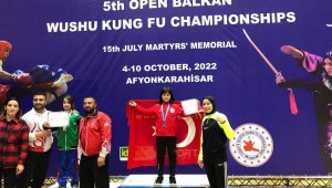 Tomarzalı Elif Wushu Kung Fu Şampiyonu Oldu