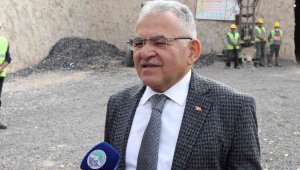 Başkan Büyükkılıç, yapımı devam eden kayadan oyma müzeyi inceledi