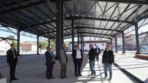 Bünyan'da mini terminal ve kapalı pazar yerinde inceleme