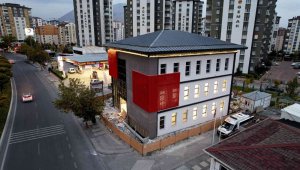 Talas Belediyesi'nin yeni Kızılay binasında sona gelindi