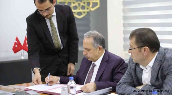 Talas'a Aile Sağlığı Merkezi ve 112 istasyonu için imzalar atıldı