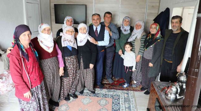 Başkan Mehmet Cabbar'dan Şahmelik Mahallesi'ne ziyaret
