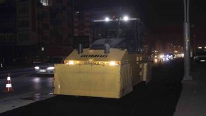 Büyükşehir, ana arterdeki yol genişletme ve şerit düzenleme çalışmalarını tamamladı