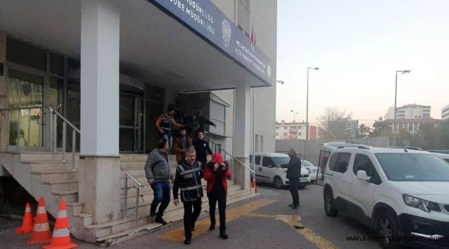 Kayseri'de aranan hırsızlara operasyon: 17 gözaltı