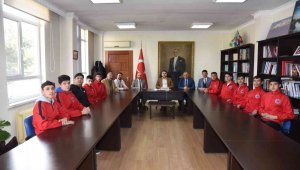 Kayseri'nin ilk ve tek ragbi takımı, ilçe protokolü ile bir araya geldi