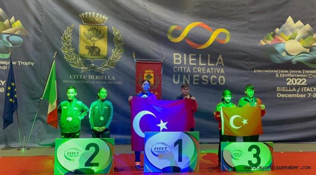 Kocasinan'ın milli sporcusu Kenan Eren Kahraman, Avrupa'da tarih yazdı