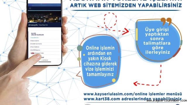 Büyükşehir'den online 