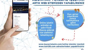 Büyükşehir'den online 