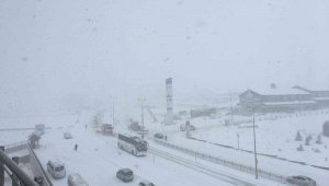 Erciyes'te kar sevinci