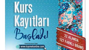 KAYMEK'in 2. dönem kurs kayıtlarına ilk saatlerden yoğun ilgi