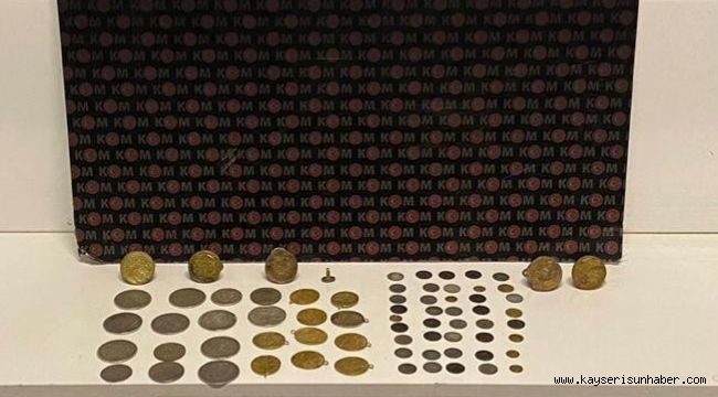 Kayseri'de 70 parça tarihi eser ele geçirildi