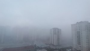 Kayseri'de sis etkili oldu