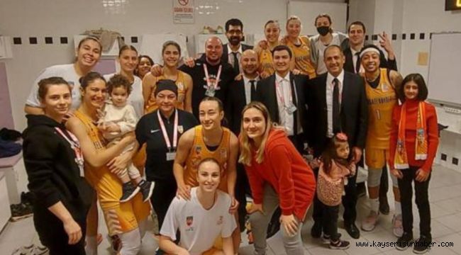 Melikgazi Kayseri Basketbol 5. galibiyetini aldı