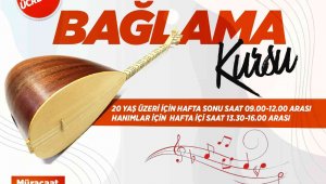 Talas Musiki Cemiyeti'nde bağlama kursu