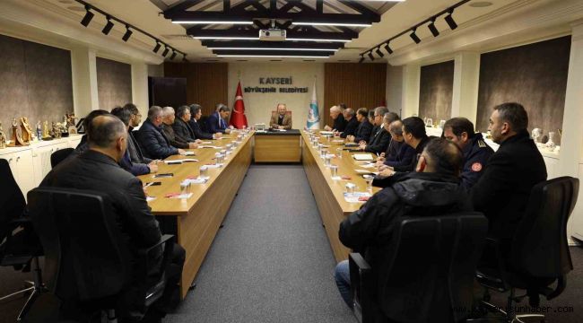 Başkan Büyükkılıç'tan 'Yardım Koordinasyon Toplantısı'
