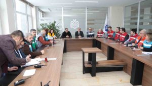 ERÜ'de 'Afet Ekibi Toplantısı' gerçekleştirildi