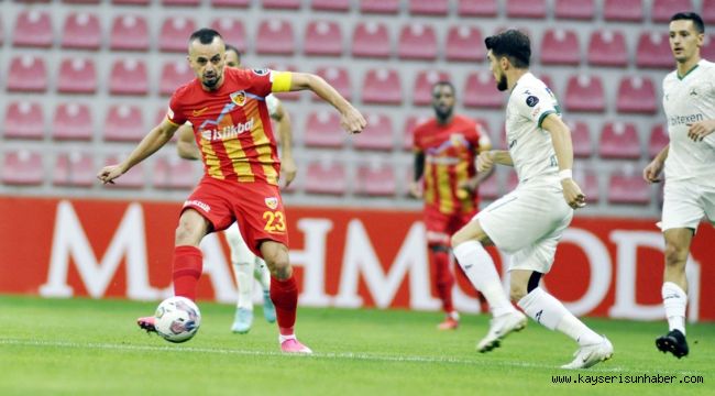 Giresunspor ile Kayserispor 8. kez