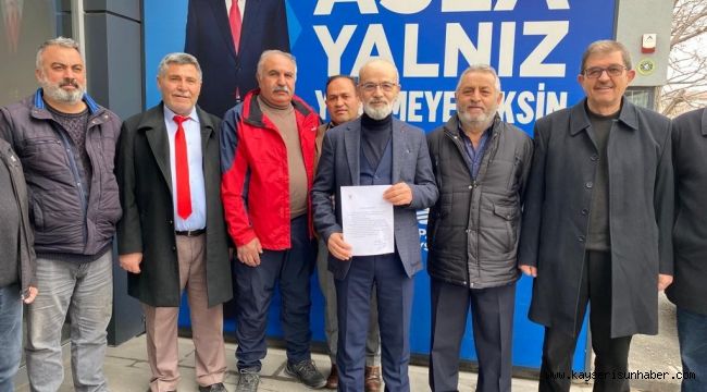 AK Parti Kayseri'de ilk başvuru DUYKON'dan