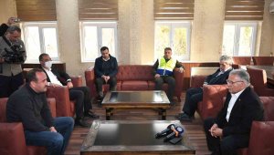 Başkan Büyükkılıç'tan İncesu'ya geçmiş olsun ziyareti