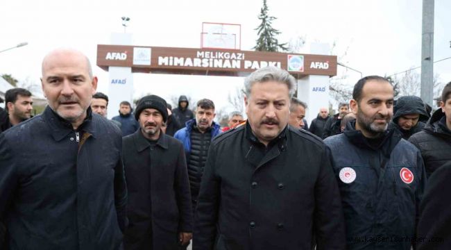 Başkan Palancıoğlu, Bakan Soylu ile Çarşıda İnceleme Yaptı