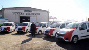 Bünyan Belediyesi araç filosu büyümeye devam ediyor