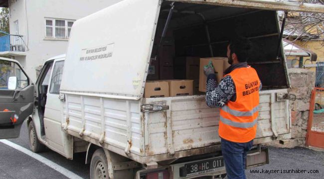 Bünyan Belediyesi bu ramazanda da ihtiyaç sahiplerini unutmadı