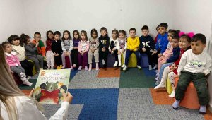 Büyükşehir Erkilet Kütüphanesi'nde minikler ağırlanıyor