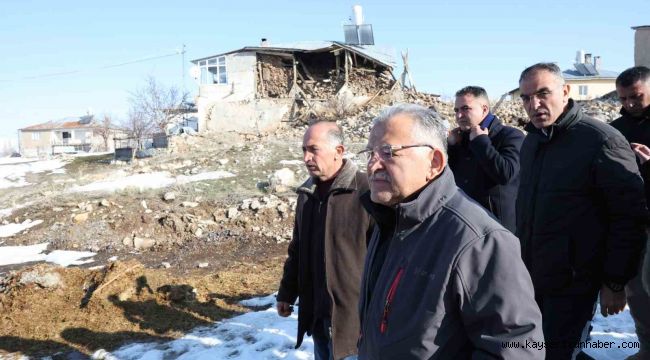 Büyükşehir'den 8 araç ve 53 personelle hasar tespit çalışmalarına destek