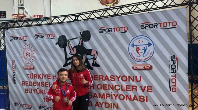 Çağdaş Kaya Halterde Türkiye Şampiyonu Oldu