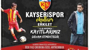 Erkilet Kayserispor Futbol Okulları depremzedelere ücretsiz