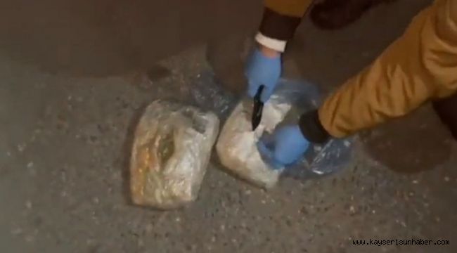 Narkotik ekiplerinden şok uygulama: Bin 150 gram uyuşturucu madde ele geçirildi