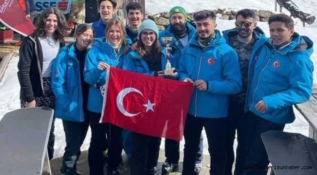 Nisa Özsoy snowboardda Develi'nin adını dünyaya duyurdu