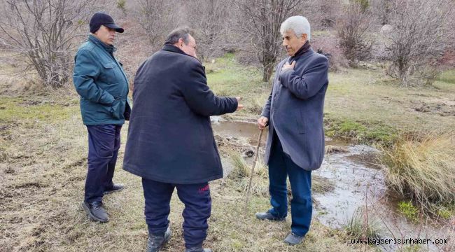 Talas'ta sulama kanalları yaza hazırlanıyor