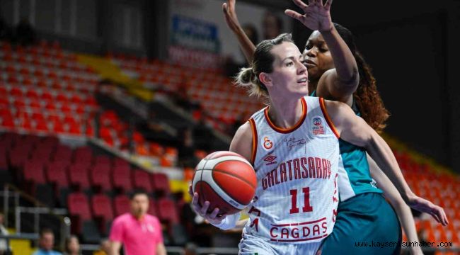 TKBL: Galatasaray Çağdaş Faktoring: 80- Melikgazi Kayseri Basketbol: 61