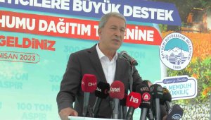 Bakan Akar: "Teröristler ile arasında mesafe olmayanlar bizim için büyük bir endişe kaynağıdır"