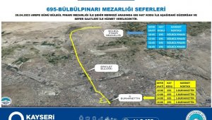 Büyükşehir'den mezarlıklara ücretsiz ulaşım