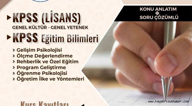 Büyükşehir KAYMEK, KPSS yolunda binlerce hayalin en güçlü destekçisi