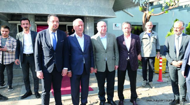 HULUSİ AKAR'DAN ÖDÜL MADENİ EŞYA A.Ş.'YE ZİYARET