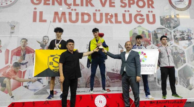 Kocasinan Belediyespor Kulübü sporcusu Mehmet Ali, Türkiye üçüncüsü oldu