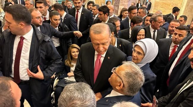Başkan Büyükkılıç, Ankara'da tarihi anlara şahitlik etti