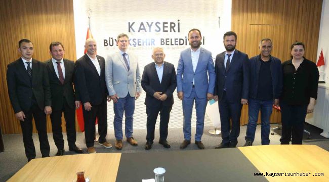 Başkan Büyükkılıç'a Uluslararası Sağır Sporları Komitesi'nden ziyaret