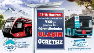 Büyükşehir'den YKS öğrencilerine ücretsiz ulaşım desteği