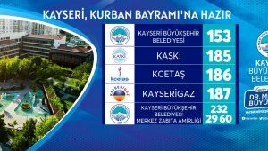 Kayseri; büyükşehir ile Kurban Bayramı'na hazır