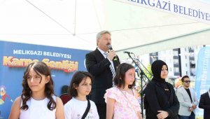 Melikgazi'nin Karne Şenliği'nde çocuklar doyasıya eğlendi