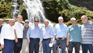 Abdullah Gül Kapuzbaşı Şelalelerini gezdi