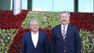 Başkan Büyükkılıç'tan Başkan Palancıoğlu ile istişare toplantısı